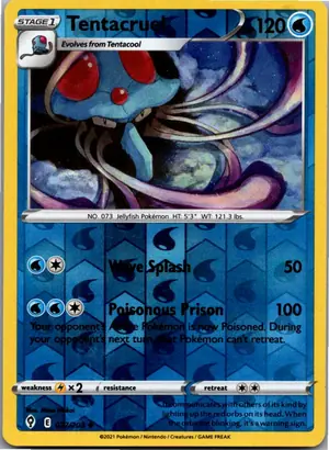 Pokémon-Karte Tentacruel Tentoxa 027/203 Drachenwandel