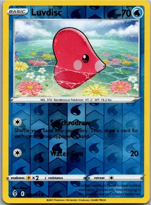 Pokémon-Karte Luvdisc Liebiskus 039/203 Drachenwandel