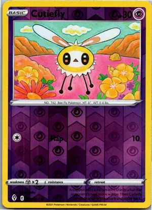 Pokémon-Karte Cutiefly Wommel 078/203 Drachenwandel