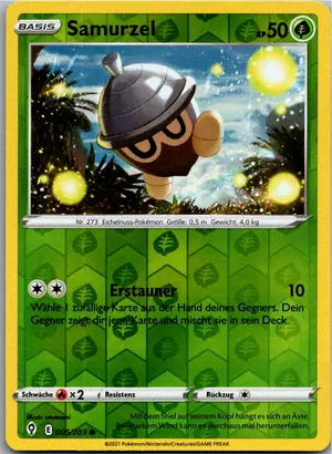 Pokémon-Karte Samurzel 005/203 Drachenwandel