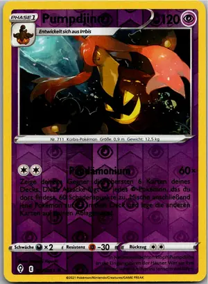 Pokémon-Karte Pumpdjinn 077/203 Drachenwandel