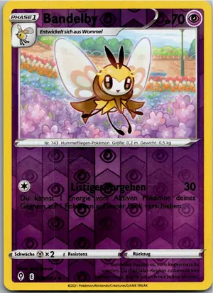 Pokémon-Karte Bandelby 079/203 Drachenwandel
