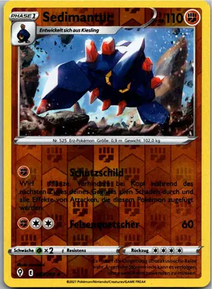 Pokémon-Karte Sedimantur 087/203 Drachenwandel