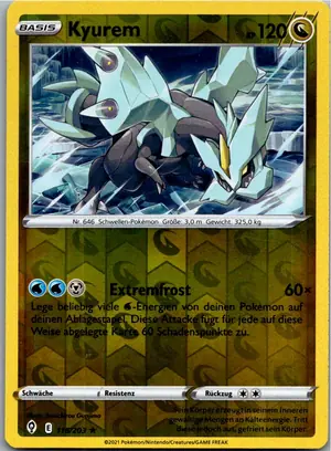 Pokémon-Karte Kyurem 116/203 Drachenwandel