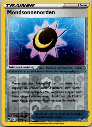 Pokémon-Karte Mondsonnenorden 151/203 Drachenwandel