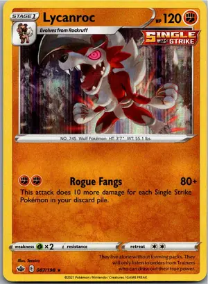 Lycanroc Wolwerock Exemplar 1,45 €