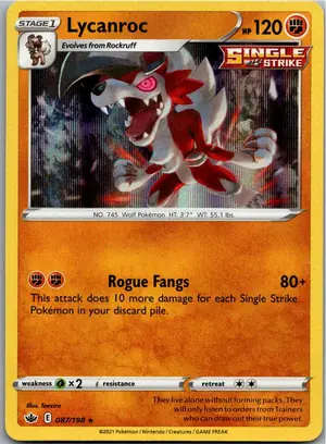 Lycanroc Wolwerock Exemplar 1,45 €