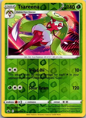 Pokémon-Karte Tsareena Fruyal 015/198 Schaurige Herrschaft