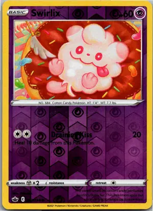 Pokémon-Karte Swirlix Flauschling 067/198 Schaurige Herrschaft