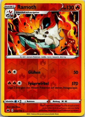 Pokémon-Karte Ramoth 024/198 Schaurige Herrschaft