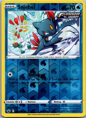 Pokémon-Karte Sniebel 030/198 Schaurige Herrschaft