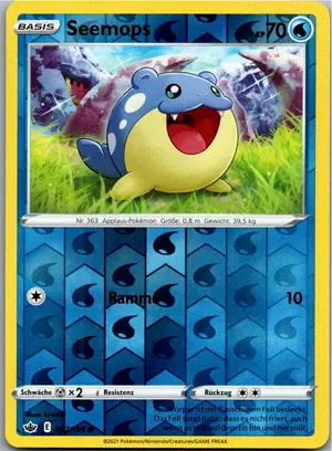 Pokémon-Karte Seemops 037/198 Schaurige Herrschaft