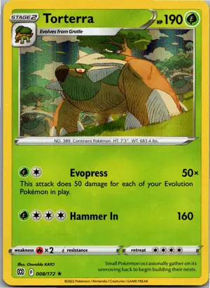 Torterra Chelterrar Exemplar 2,25 €