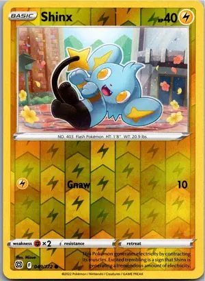 Pokémon-Karte Shinx Sheinux 049/172 Strahlende Sterne