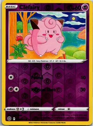 Pokémon-Karte Clefairy Piepi 053/172 Strahlende Sterne