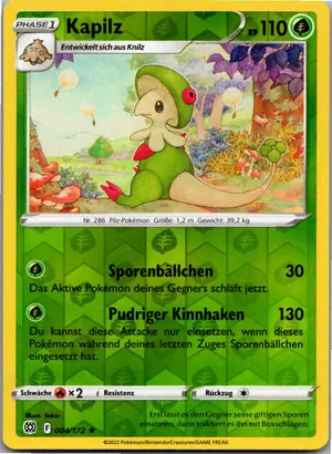 Pokémon-Karte Kapilz 004/172 Strahlende Sterne