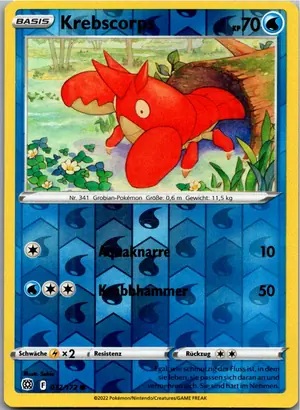 Pokémon-Karte Krebscorps 032/172 Strahlende Sterne