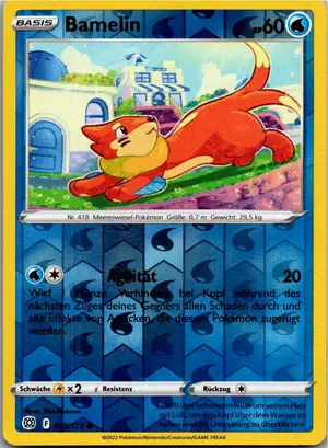 Pokémon-Karte Bamelin 038/172 Strahlende Sterne