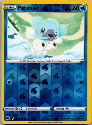 Pokémon-Karte Petznief 042/172 Strahlende Sterne