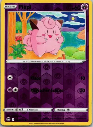 Pokémon-Karte Piepi 053/172 Strahlende Sterne