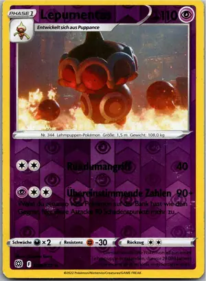 Pokémon-Karte Lepumentas 059/172 Strahlende Sterne