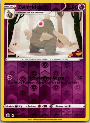 Pokémon-Karte Zwirrklop 061/172 Strahlende Sterne