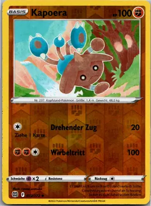 Pokémon-Karte Kapoera 072/172 Strahlende Sterne