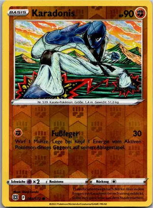 Pokémon-Karte Karadonis 081/172 Strahlende Sterne