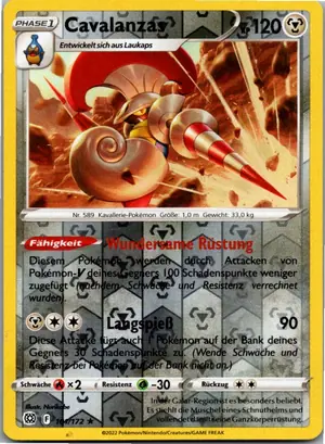 Pokémon-Karte Cavalanzas 101/172 Strahlende Sterne