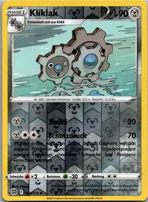 Pokémon-Karte Kliklak 103/172 Strahlende Sterne