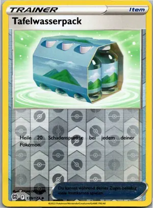 Pokémon-Karte Tafelwasserpack 139/172 Strahlende Sterne