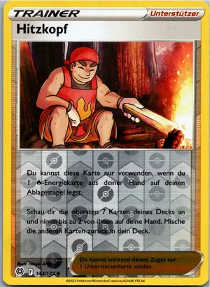 Pokémon-Karte Hitzkopf 143/172 Strahlende Sterne
