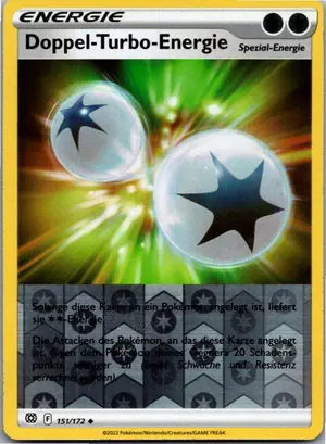 Pokémon-Karte Doppel-Turbo-Energie 151/172 Strahlende Sterne