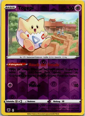 Pokémon-Karte Togepi 055/189 Astralglanz