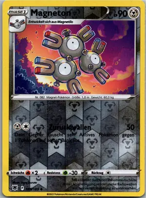 Pokémon-Karte Magneton 106/189 Astralglanz