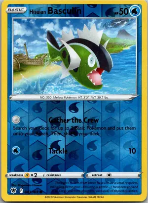 Pokémon-Karte Hisuian Basculin 043/189 Astralglanz