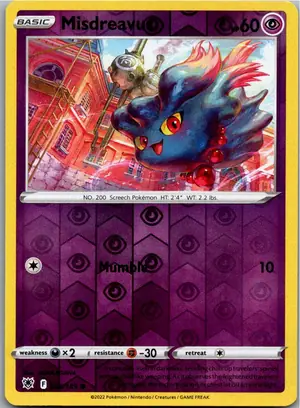 Pokémon-Karte Misdreavus 058/189 Astralglanz