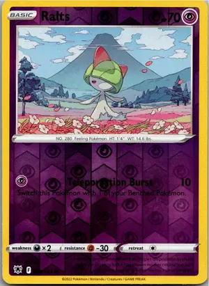 Pokémon-Karte Ralts 060/189 Astralglanz