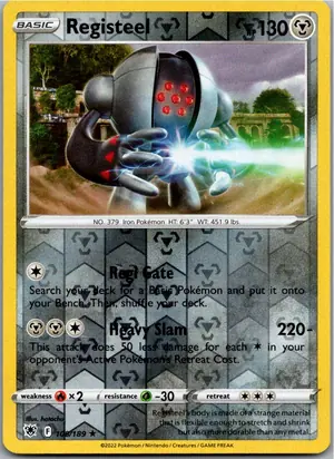 Pokémon-Karte Registeel 108/189 Astralglanz