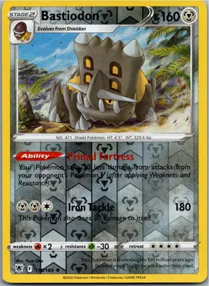 Pokémon-Karte Bastiodon Bollterus 110/189 Astralglanz