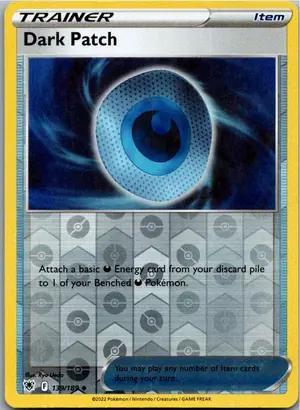 Pokémon-Karte Dark Patch Finsterpflaster 139/189 Astralglanz