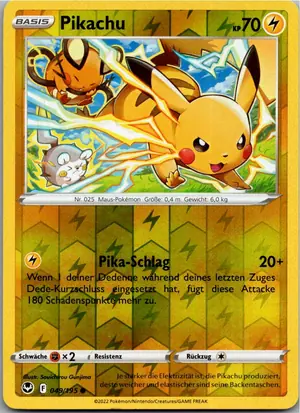 Pikachu Exemplar 6,25 €
