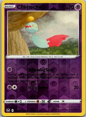 Pokémon-Karte Chimecho 074/195 Silberne Sturmwinde