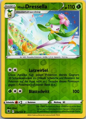 Pokémon-Karte Hisui-Dressella 016/189 Astralglanz