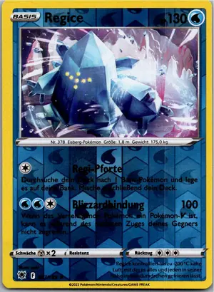Pokémon-Karte Regice 037/189 Astralglanz