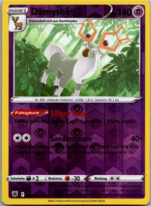Pokémon-Karte Damythir 069/189 Astralglanz