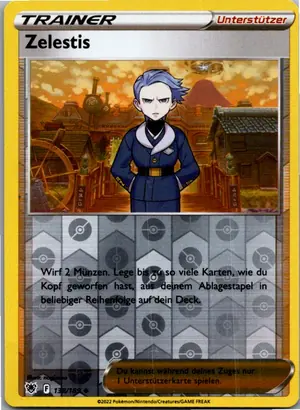 Pokémon-Karte Zelestis 138/189 Astralglanz