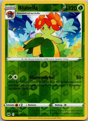 Pokémon-Karte Blubella 003/159 Zenit der Könige