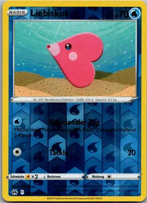 Pokémon-Karte Liebiskus 035/159 Zenit der Könige