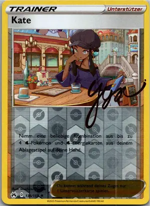 Pokémon-Karte Kate 136/159 Zenit der Könige